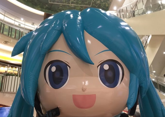 越谷レイクタウンで初音ミクのイベント
