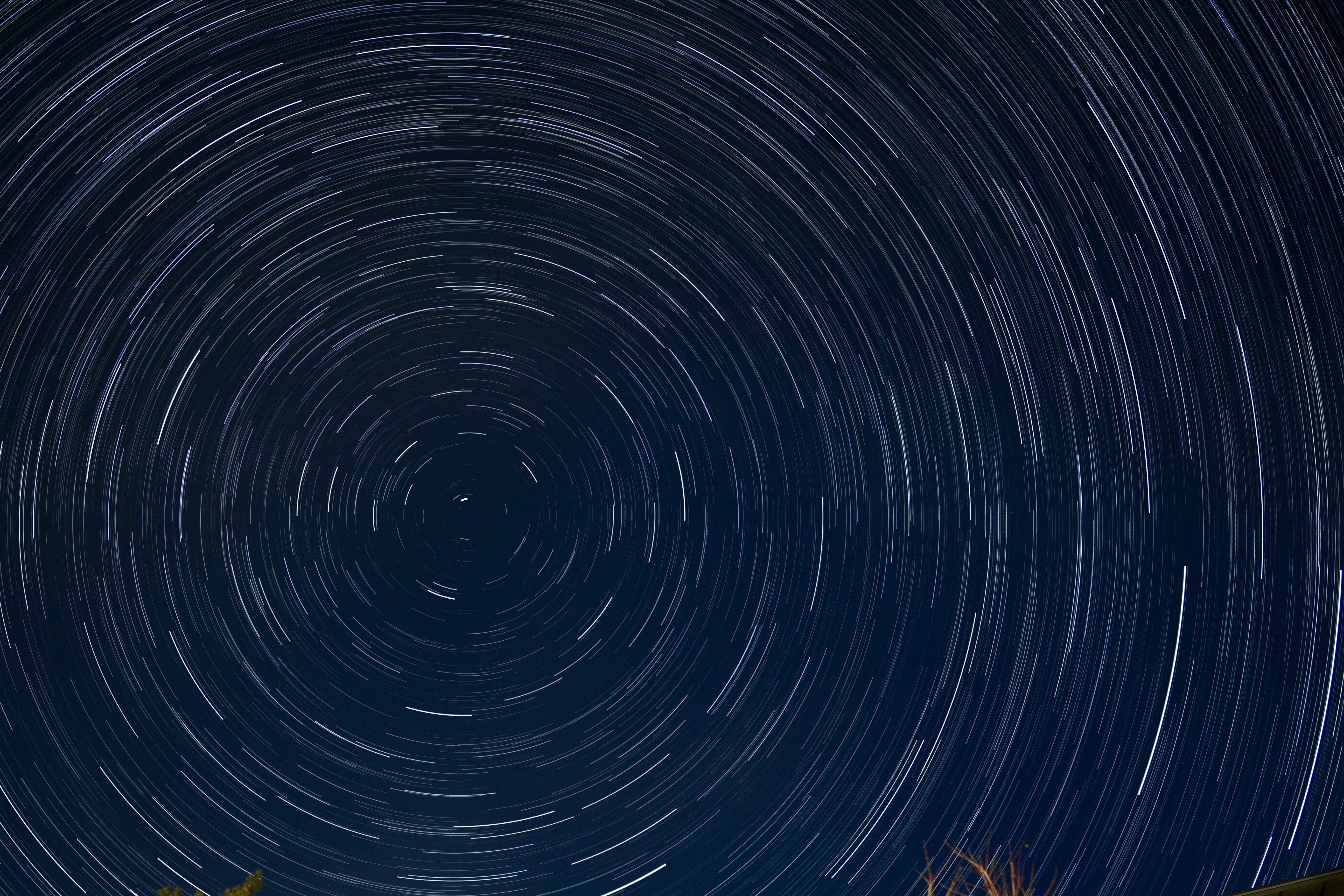 はじめて撮った星空ぐるぐる写真 はじめて撮った星空ぐるぐる写真