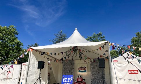 チャムスキャンプ2019のメインステージ