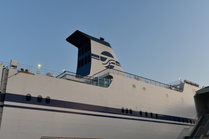 太平洋フェリーの新造船「きたかみ」