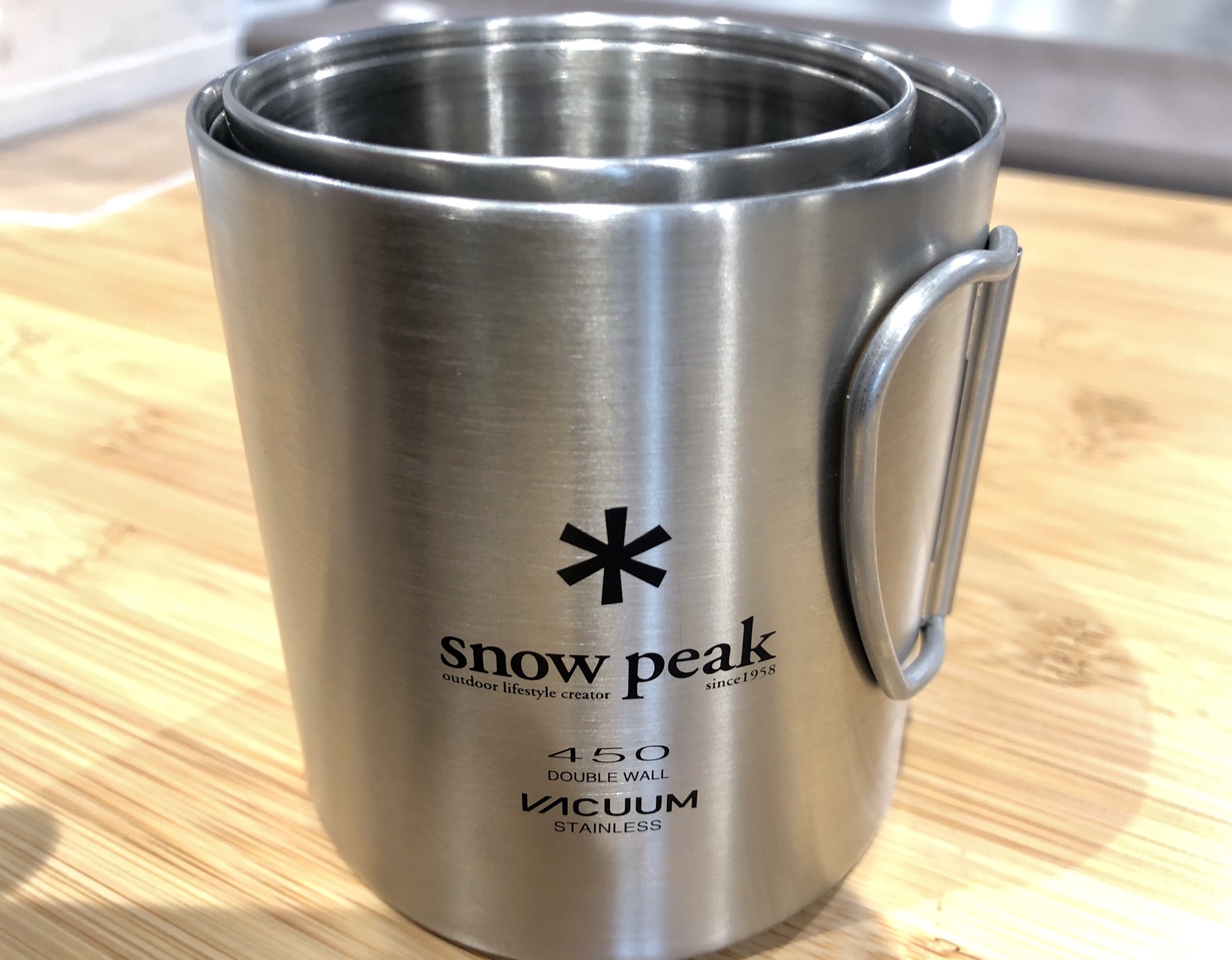 スノーピーク snow peak ステンレス真空マグ 450 - 食器